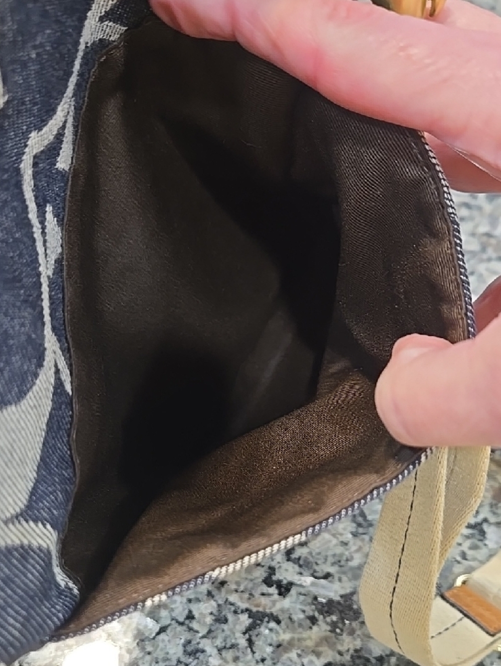 Coach Denim Signature Swingpack Crossbody Bag - Picture 11 of 14